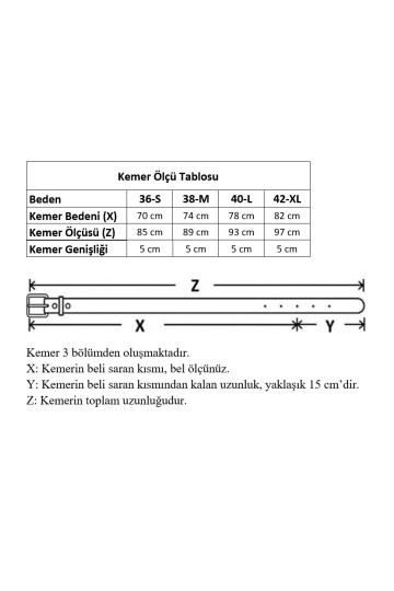 D Tokalı Kadın Kemeri