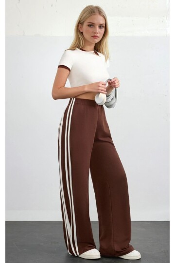 İki İplik Şerit Detay Eşofman Altı