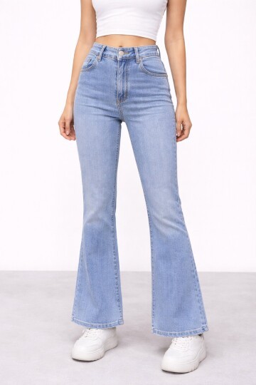 İspanyol Paça Esnek Jean