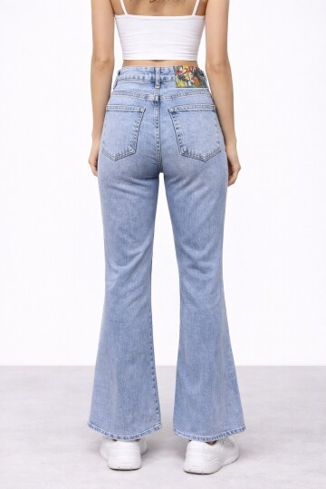 İspanyol Paça Esnek Jean