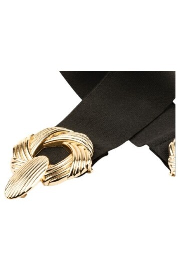 Kadın Burgu Tokalı Lastikli Kemer 20094