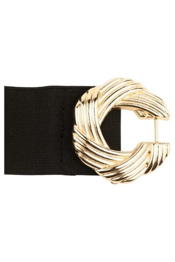 Kadın Burgu Tokalı Lastikli Kemer 20094