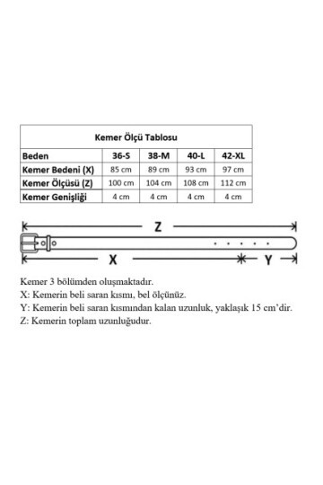 Kadın Burgulu Tokalı Kemer