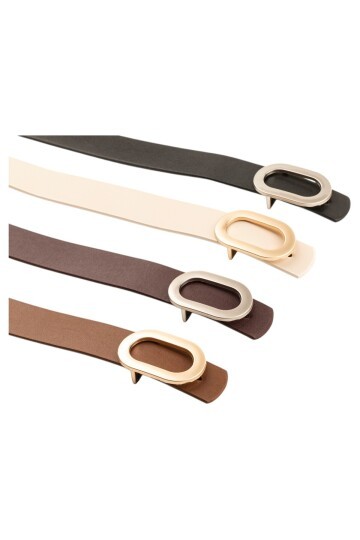 Kalın Oval Tokalı 4lü Set Kadın Kemeri