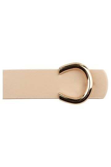 Pimli C Tokalı Bej Kadın Kemeri