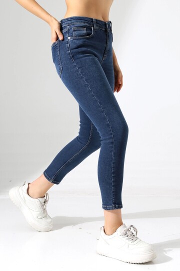 Yüksek Bel Skinny Jean Pantolon