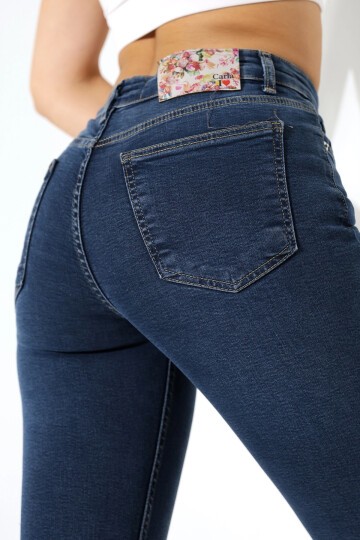 Yüksek Bel Skinny Jean Pantolon
