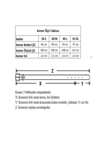 Yuvarlak Tokalı 2li Kadın Kemeri 20141