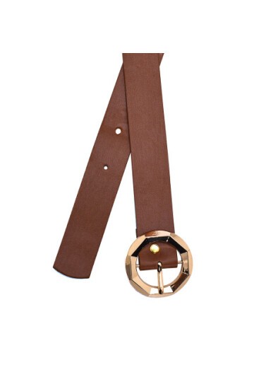 Yuvarlak Tokalı 2li Kadın Kemeri 20141