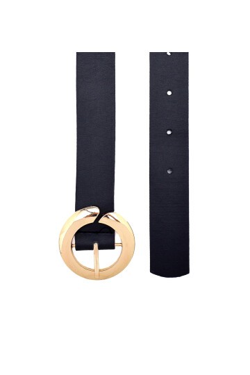 Yuvarlak Tokalı Kadın Kemer