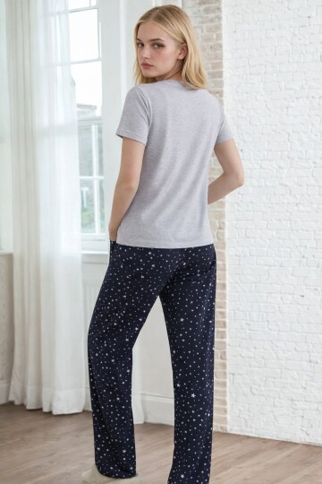 Kısa Kollu Konfor Pijama Takımı