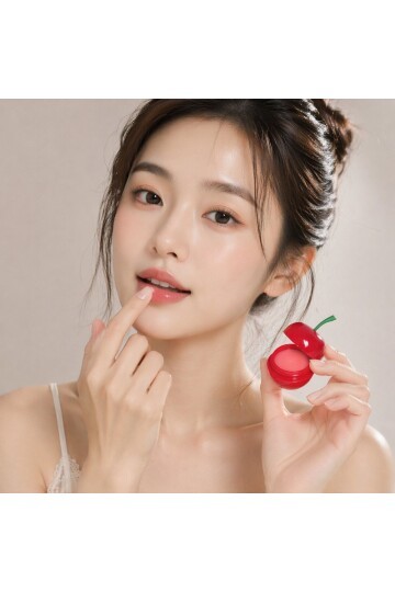 PRETTYSKIN Peach Lip Balm  & Cherry Lip Balm